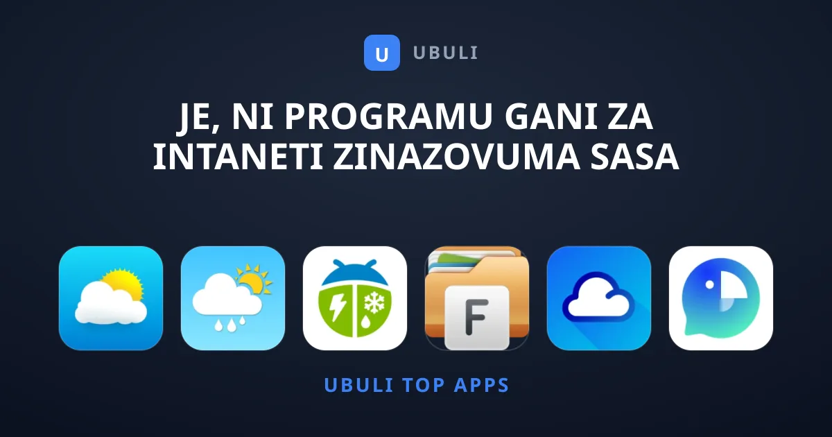 Je, ni Programu Gani za Intaneti Zinazovuma Sasa Hivi?